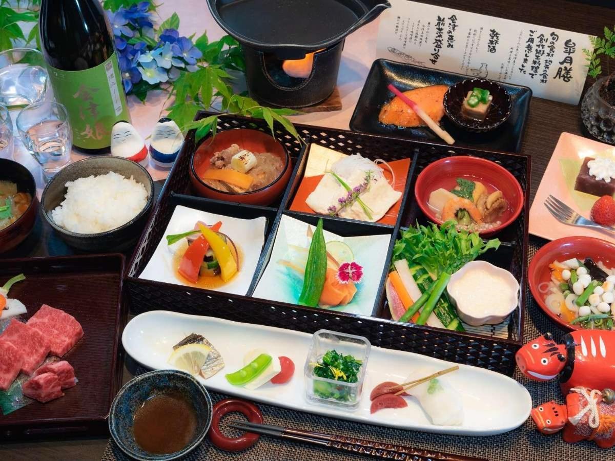 Hotel Kutsurogijyuku Shintaki Aizuwakamacu Exteriér fotografie